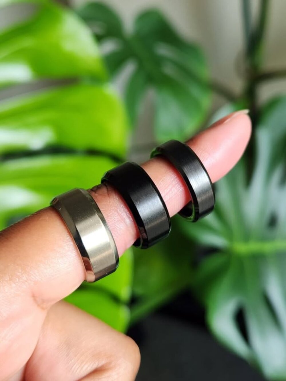 Lot of 3 Titanium Rings Size 6
